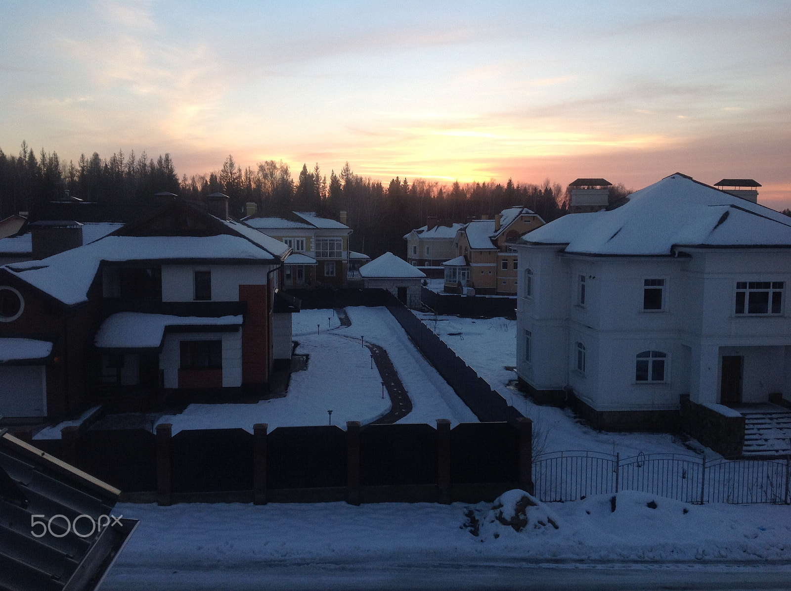 Apple iPad sample photo. Quiet morning somewhere in russia photography