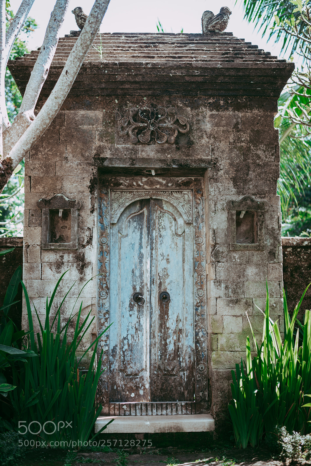 Nikon D750 sample photo. Old blue door photography