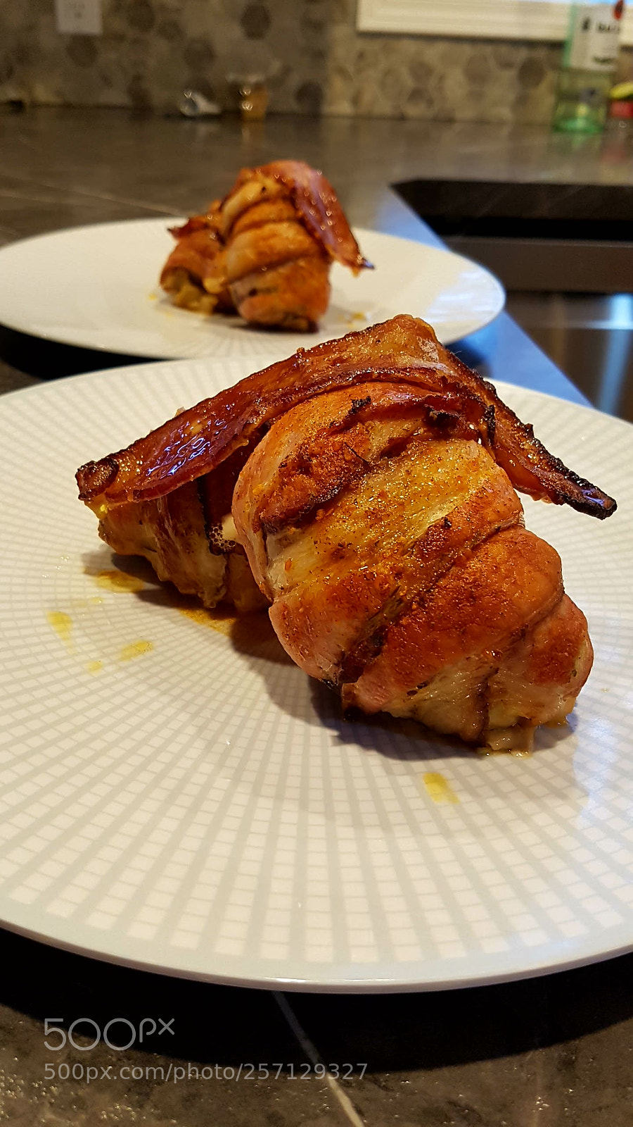 Samsung Galaxy S7 Edge sample photo. Bacon wrapped chicken photography