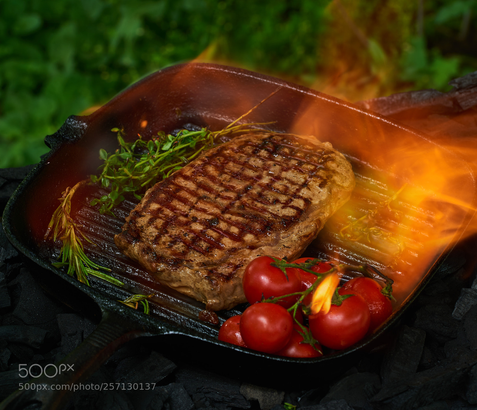Nikon D800 sample photo. Steak photography
