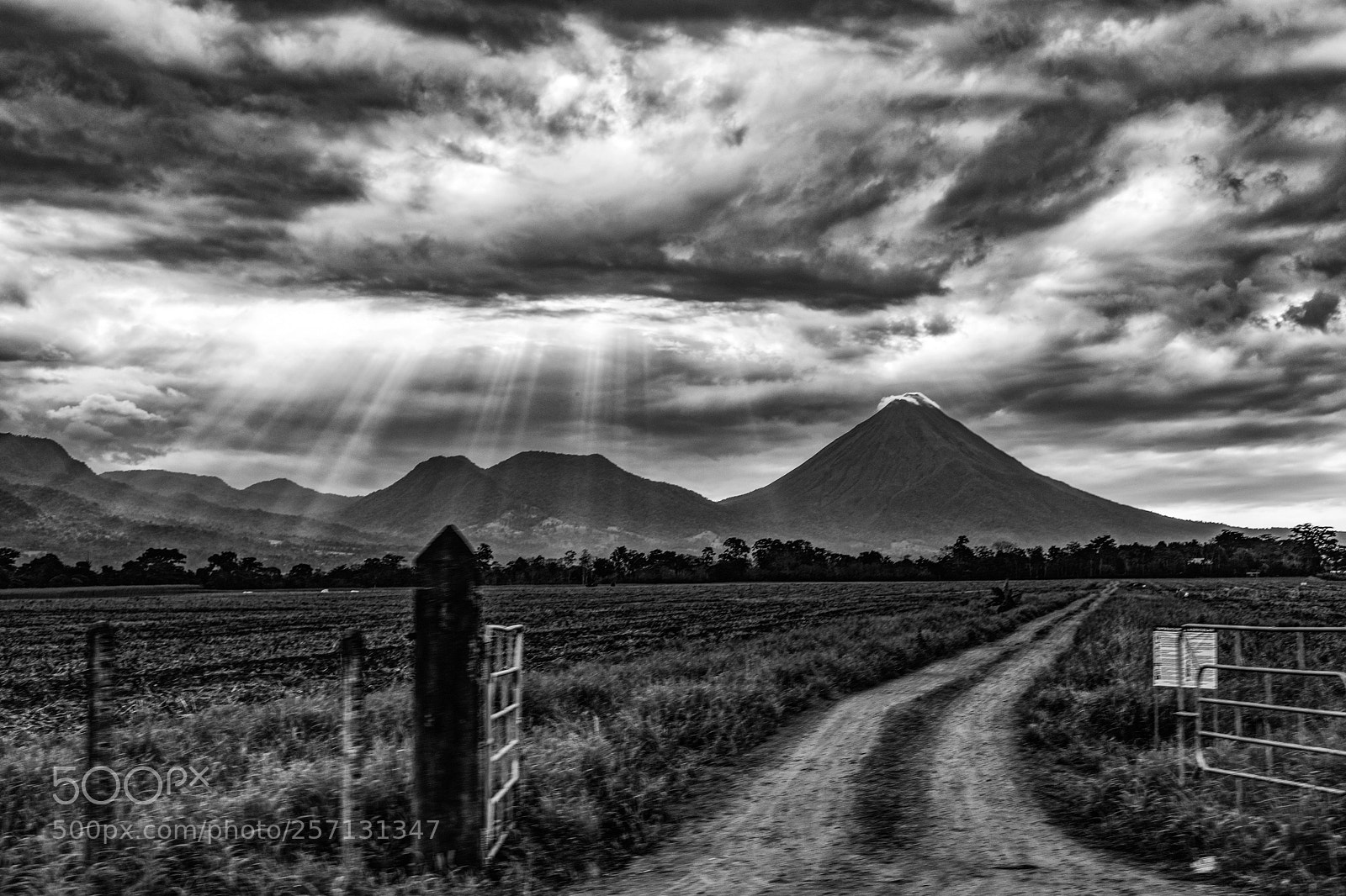 Canon EOS 6D sample photo. Costa rica volcano view photography