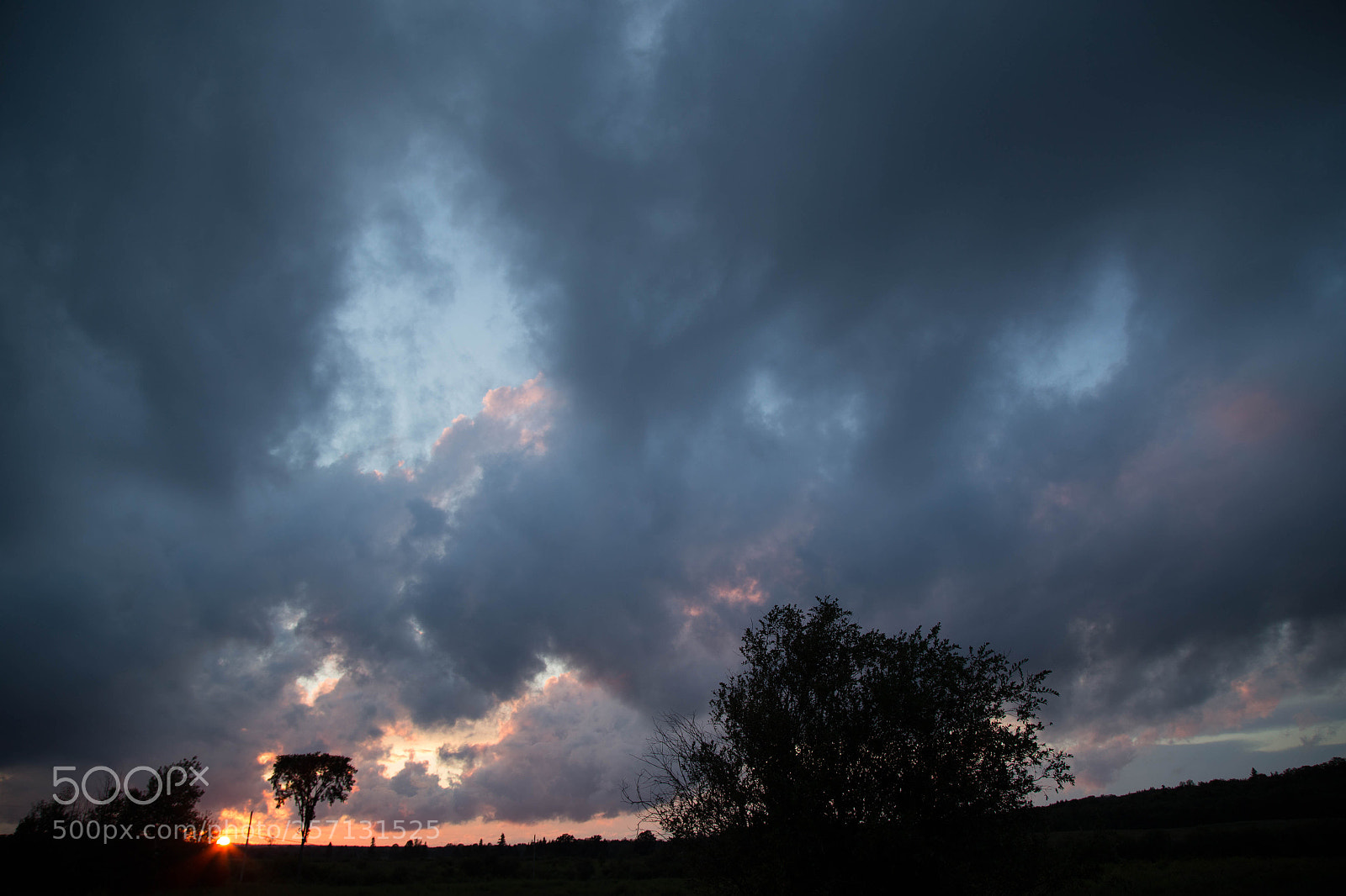 Canon EOS 6D sample photo. Roadside sunset photography