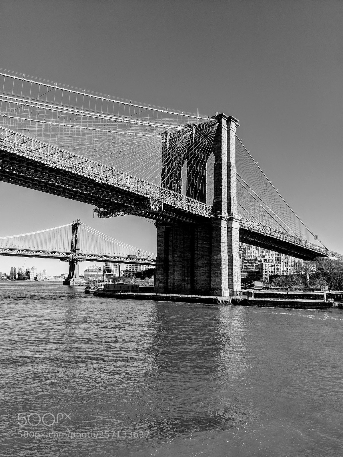 Google Pixel 2 XL sample photo. Brooklyn bridge photography