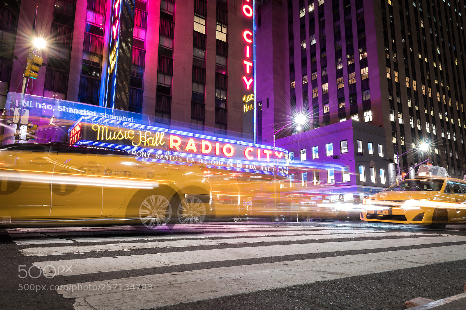 Nikon D500 sample photo. Radio city taxis photography