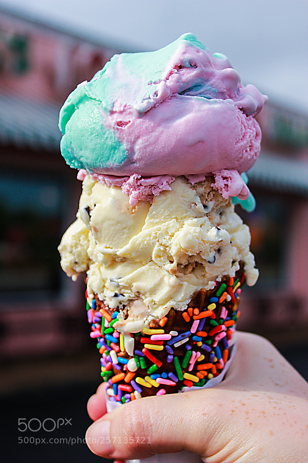 Canon EOS 550D (EOS Rebel T2i / EOS Kiss X4) sample photo. Icecream photography