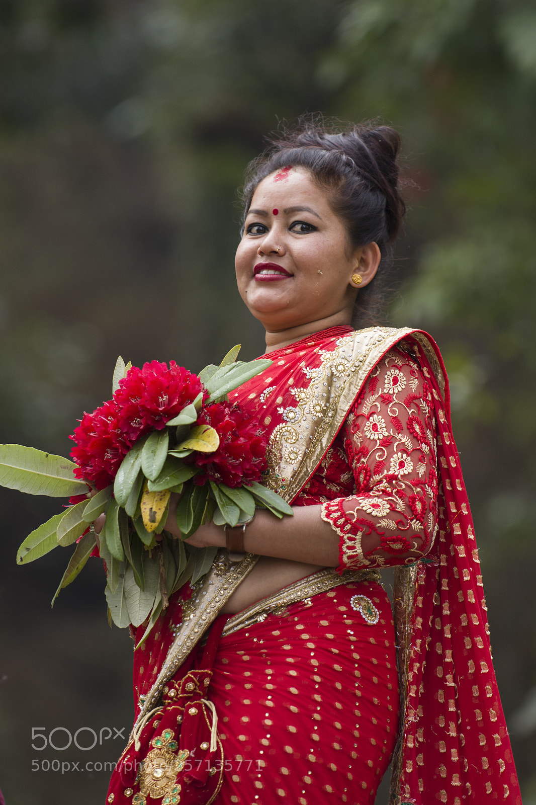Nikon D7200 sample photo. Lady in red photography