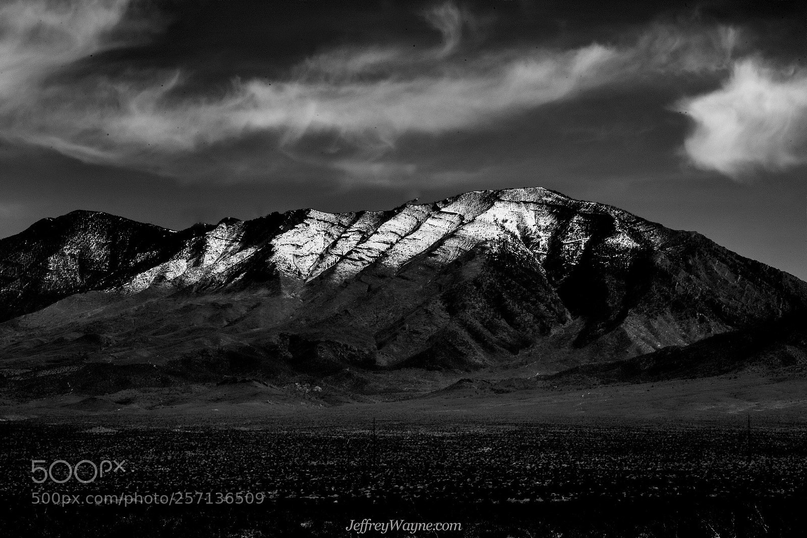 Canon EOS 6D sample photo. Final desert snow. photography
