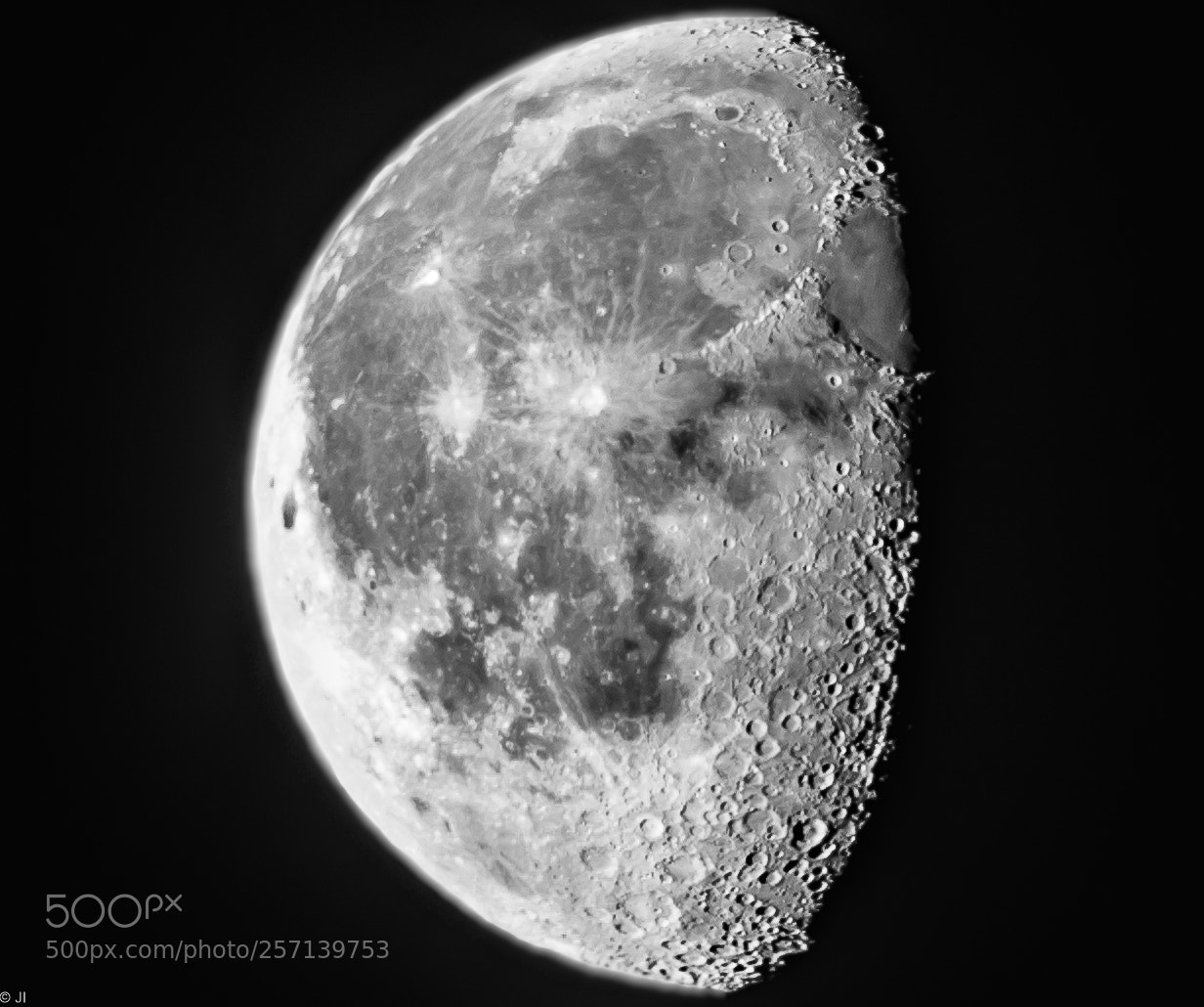 Nikon D500 sample photo. Moon photography