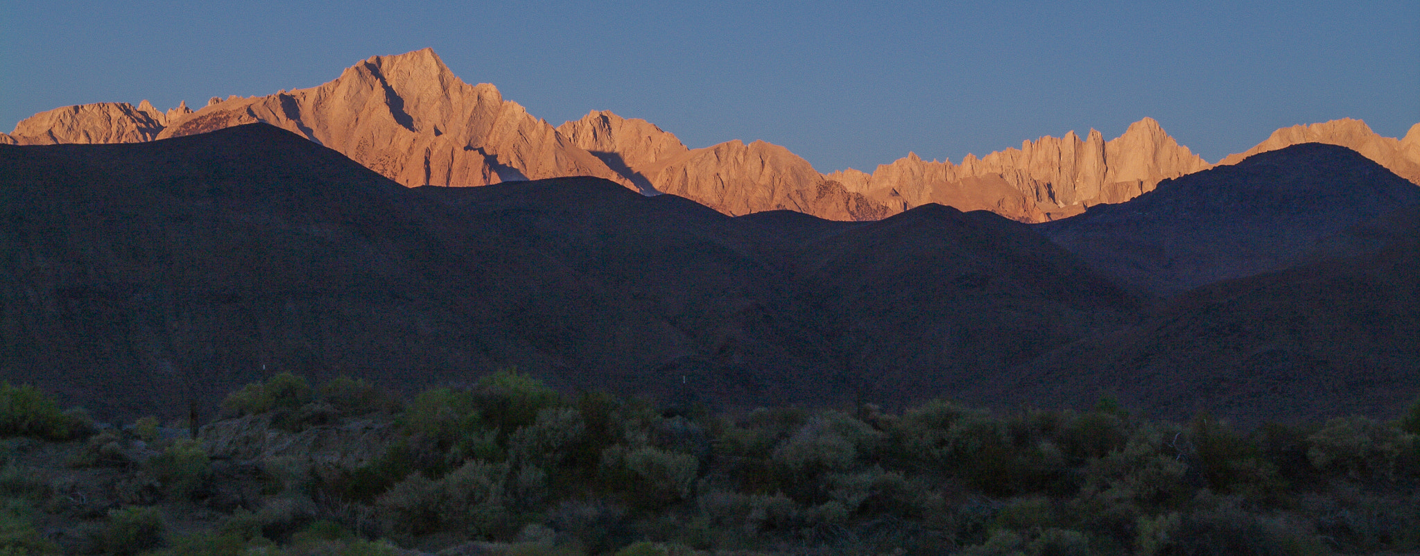 Pentax K-7 sample photo. Lone pine peak and mt. whitney photography