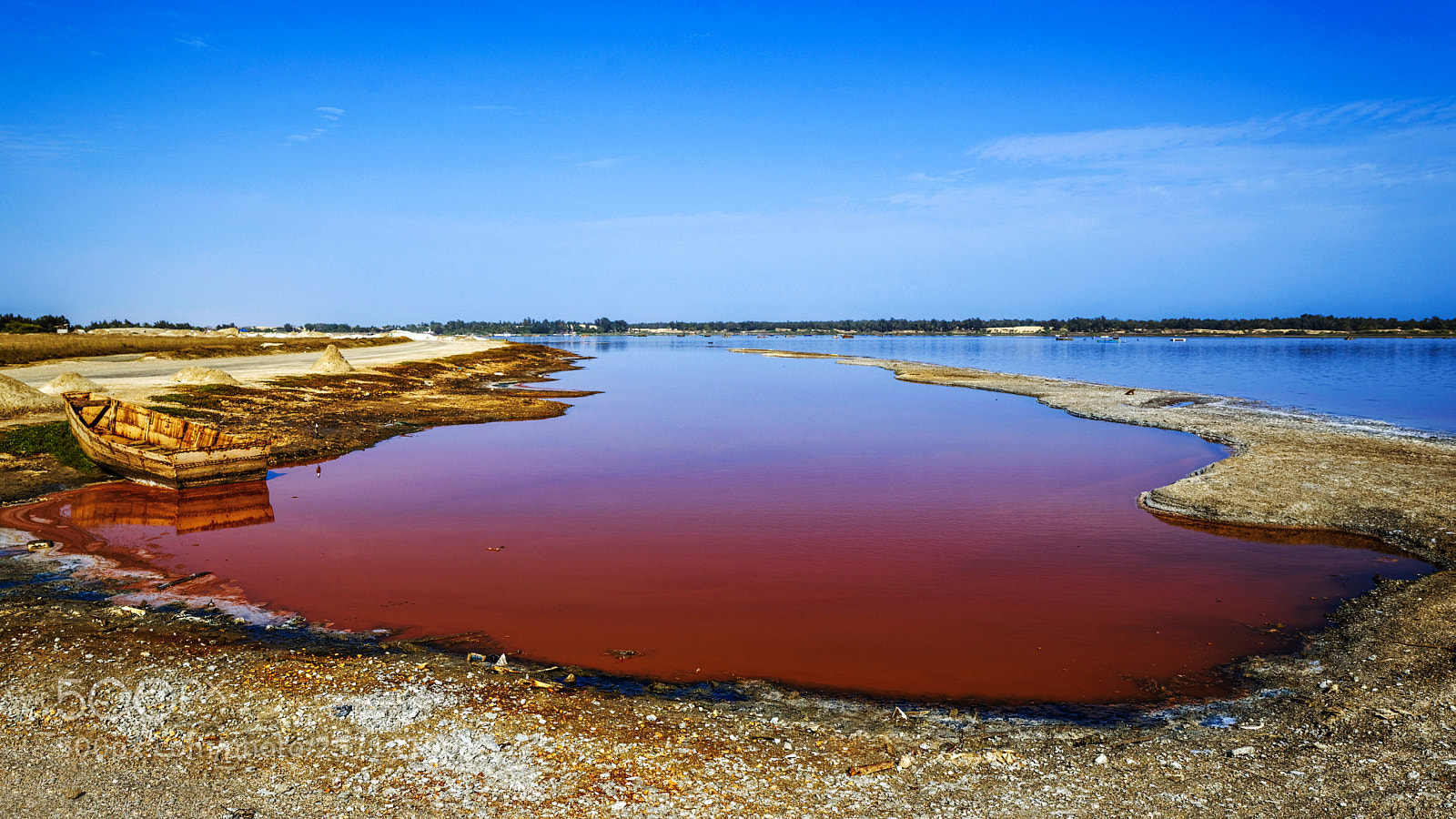 Nikon D600 sample photo. "lac rose" in senegal photography