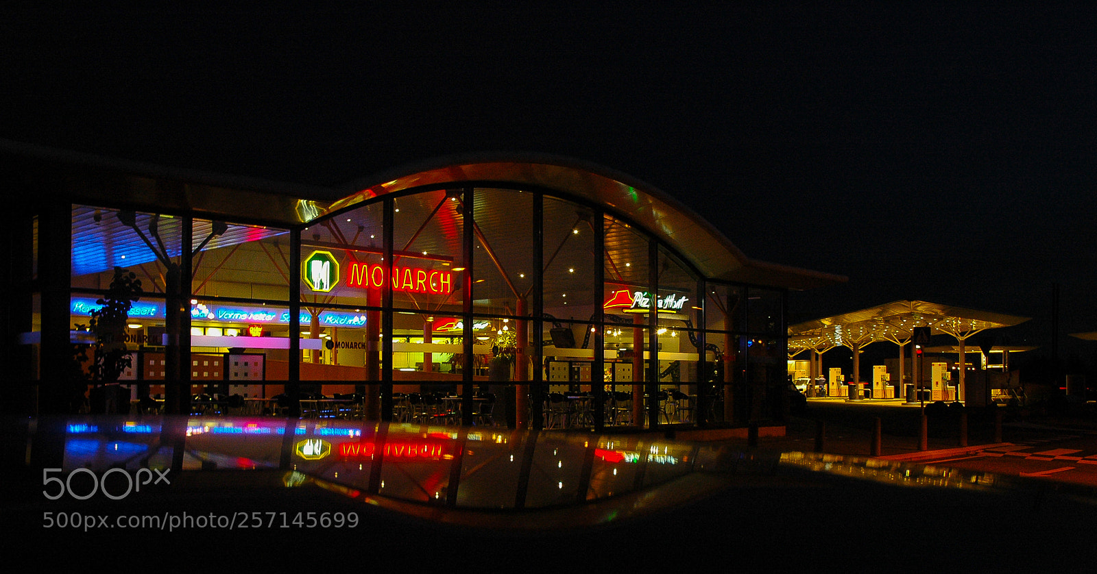 Nikon D70 sample photo. Highway stop photography