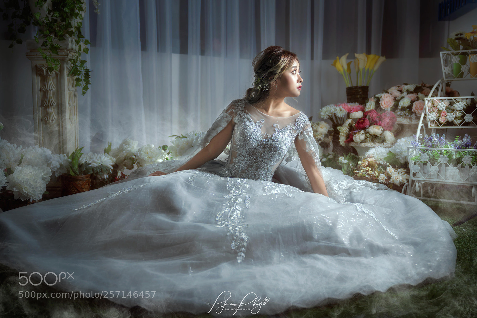Sony a7R II sample photo. Bride alone photography