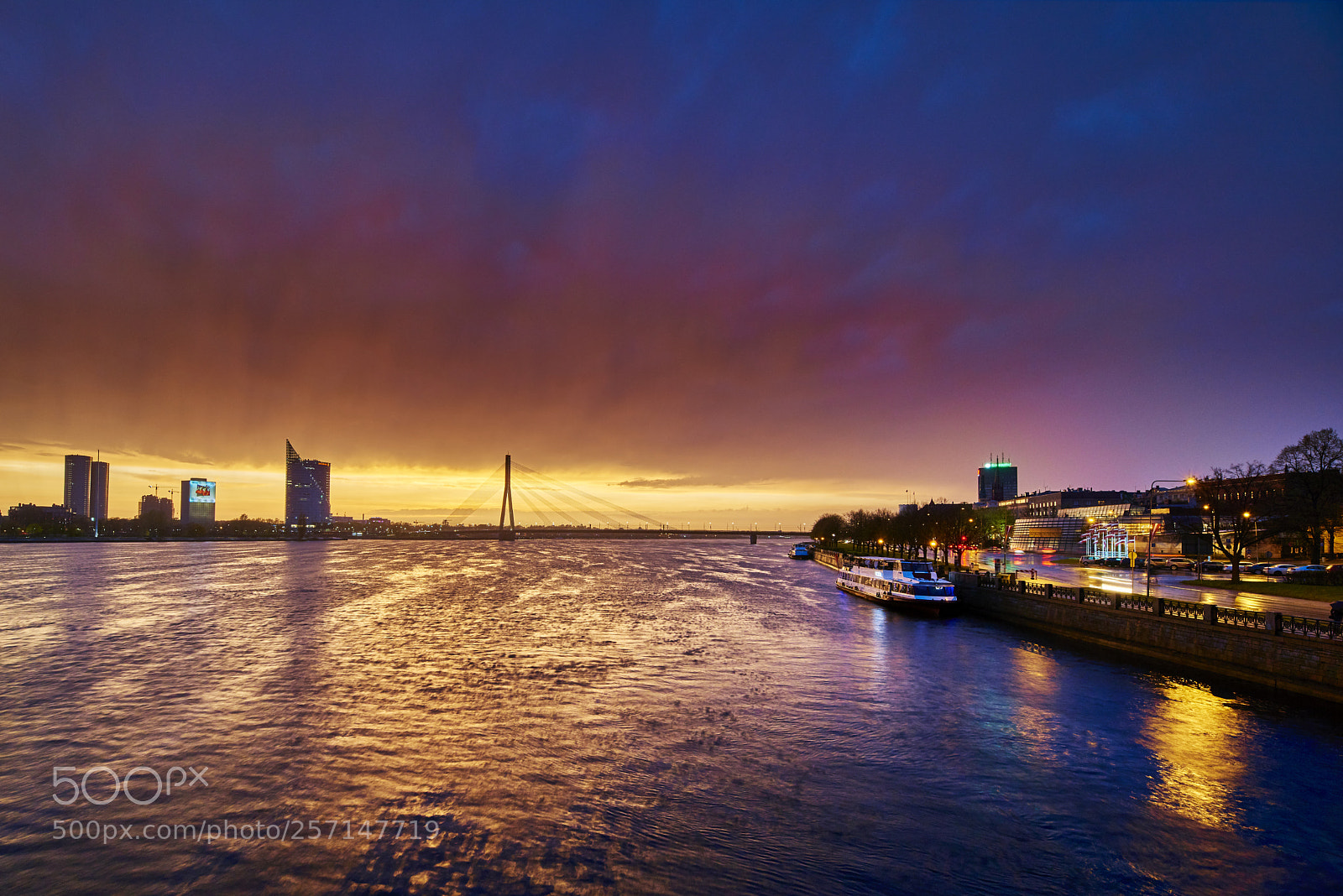 Nikon D810 sample photo. Sunset storm photography