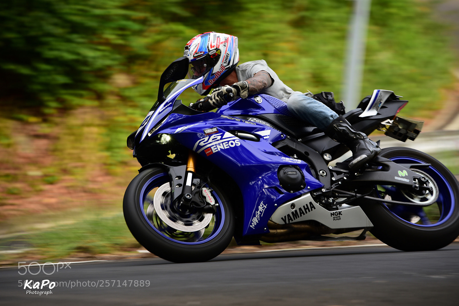 Nikon D750 sample photo. Yamaha yzf-r6 photography