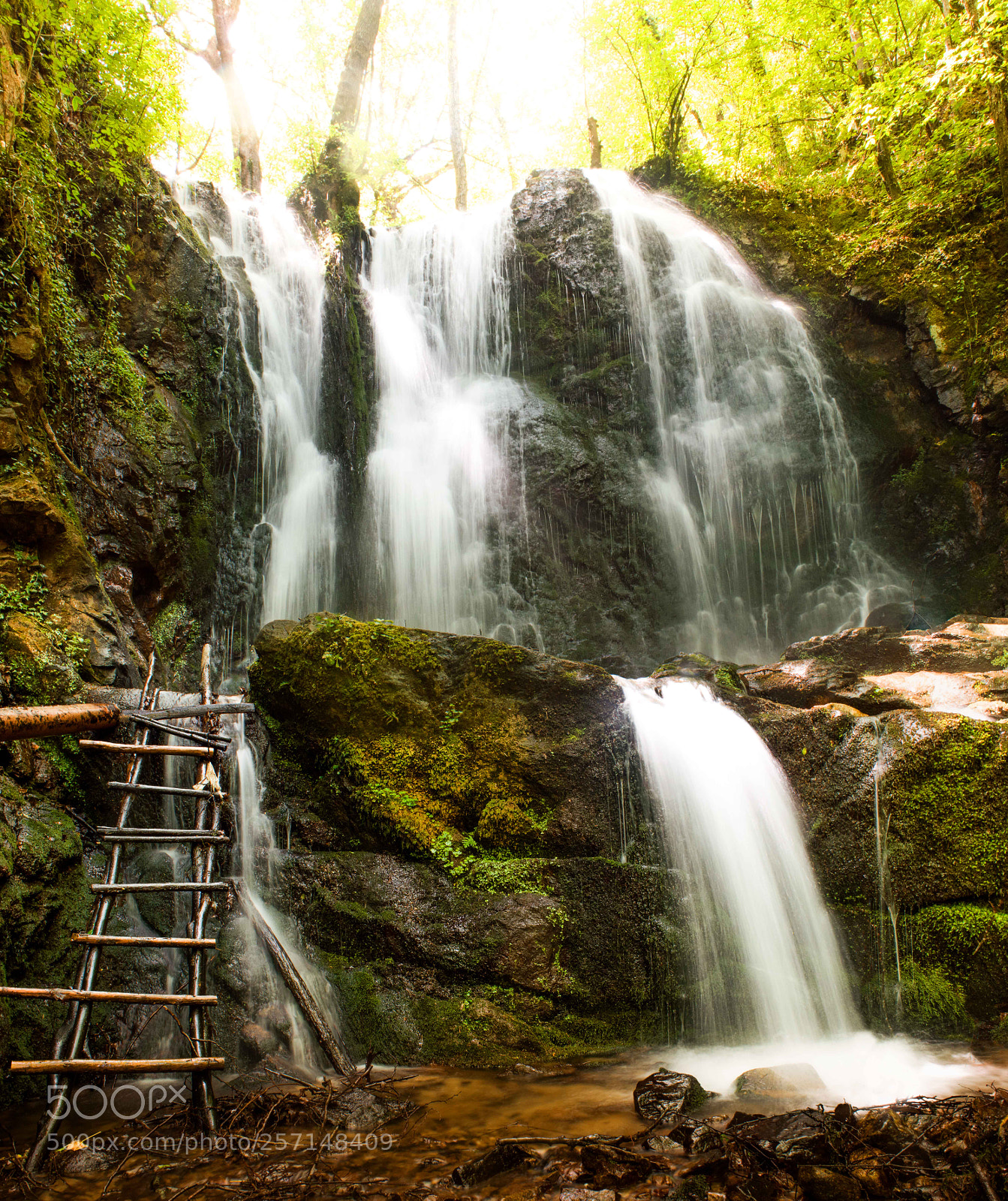 Nikon D3200 sample photo. Koleshino waterfall photography