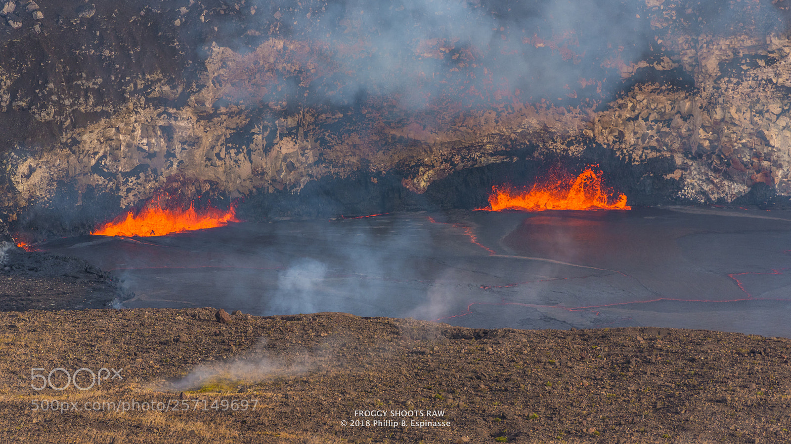 Nikon D750 sample photo. Kilauea's lava lake still photography