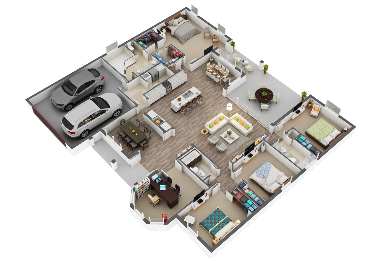 3D Floor Plan Rendering And Design Creator Company