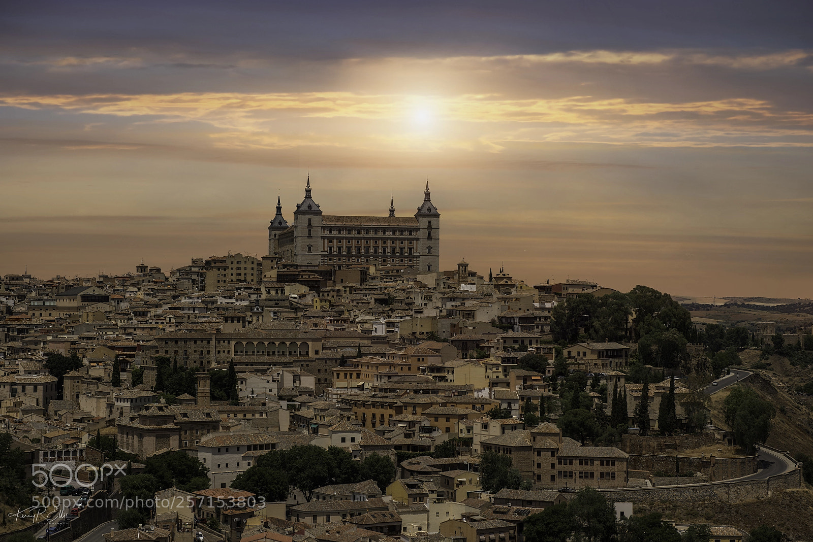 Nikon D810 sample photo. Toledo sunset photography