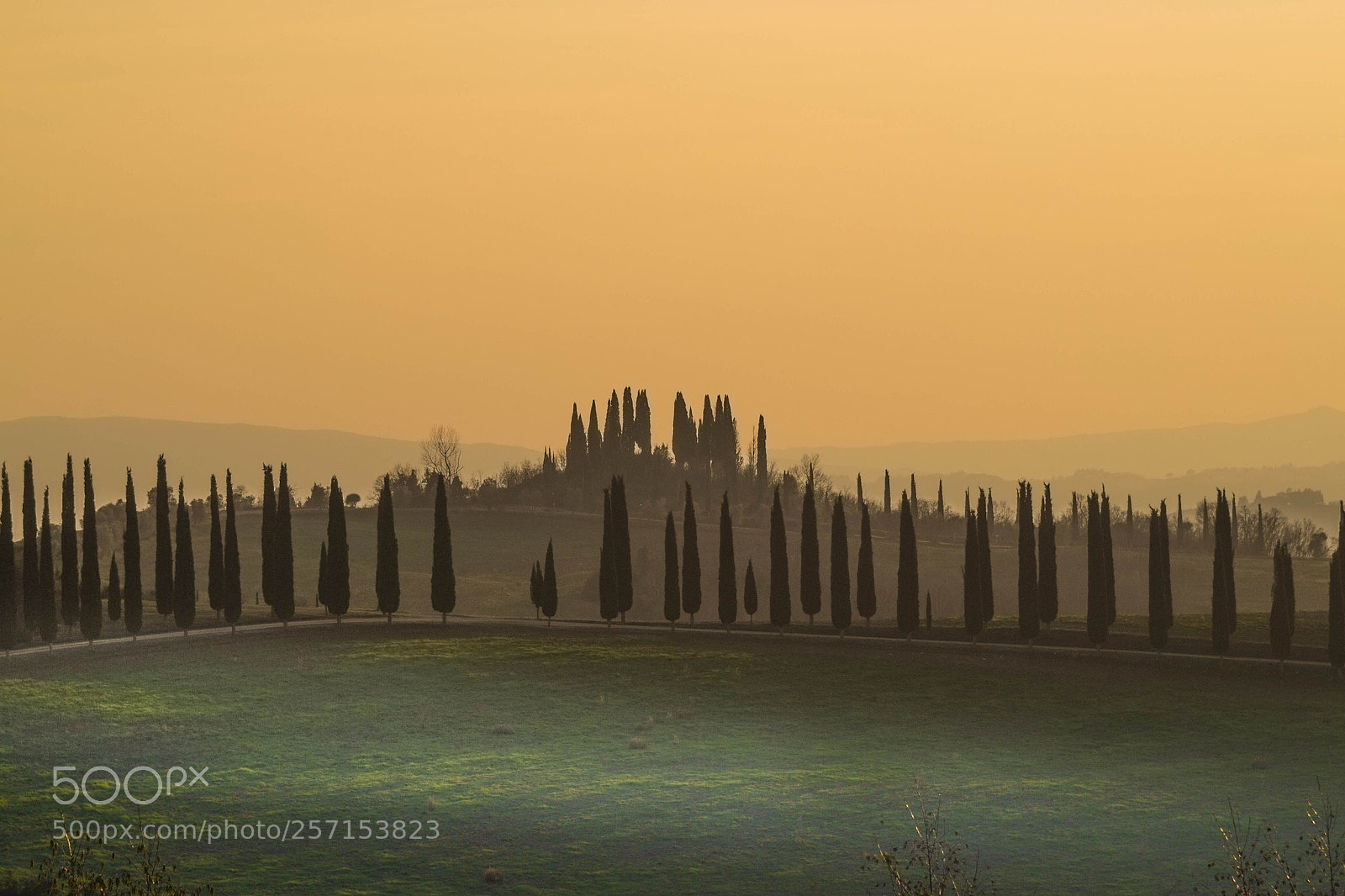 Nikon D3100 sample photo. Tuscany sunset photography