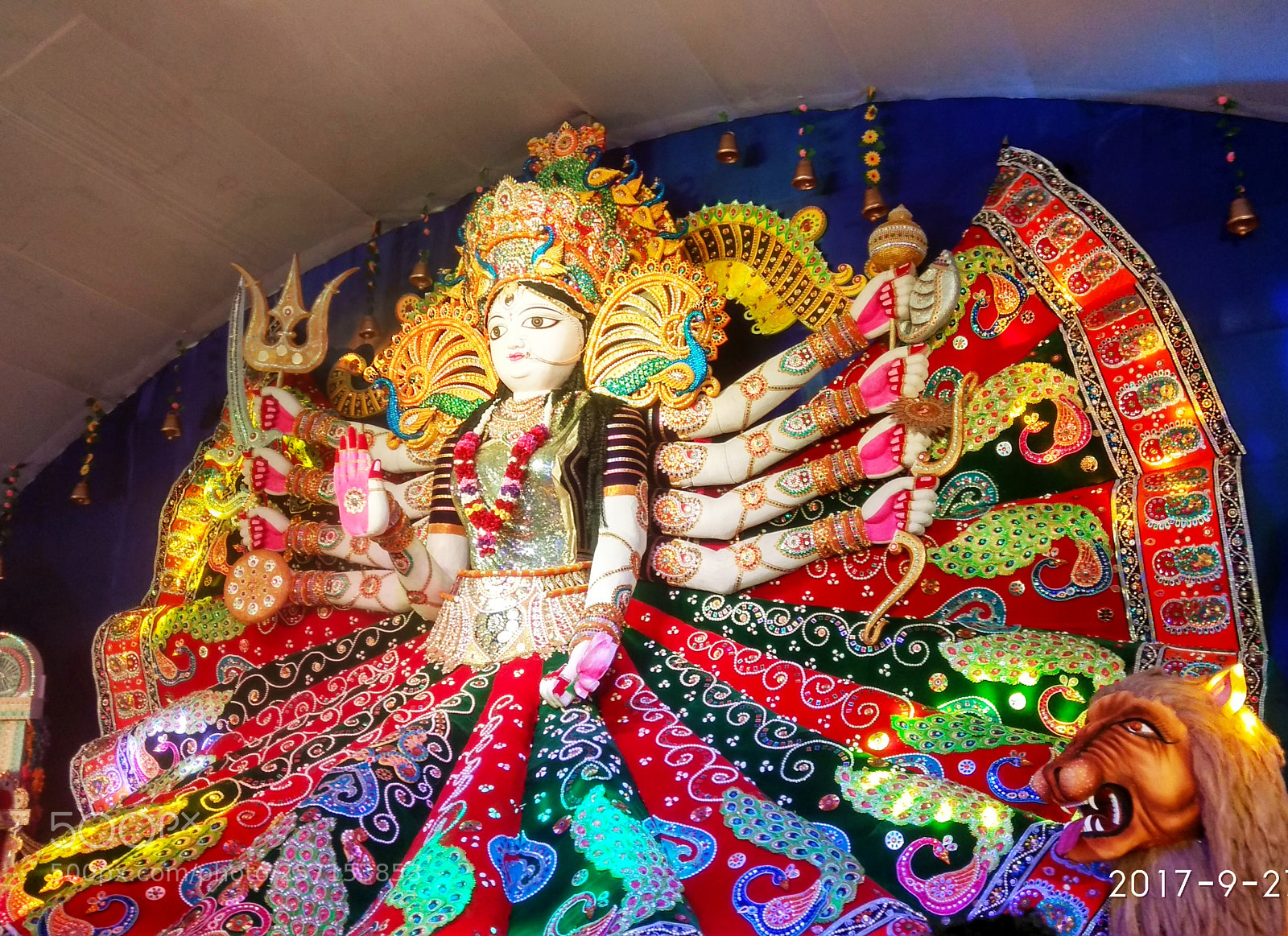 Xiaomi Redmi Note 4 sample photo. Goddess durga photography