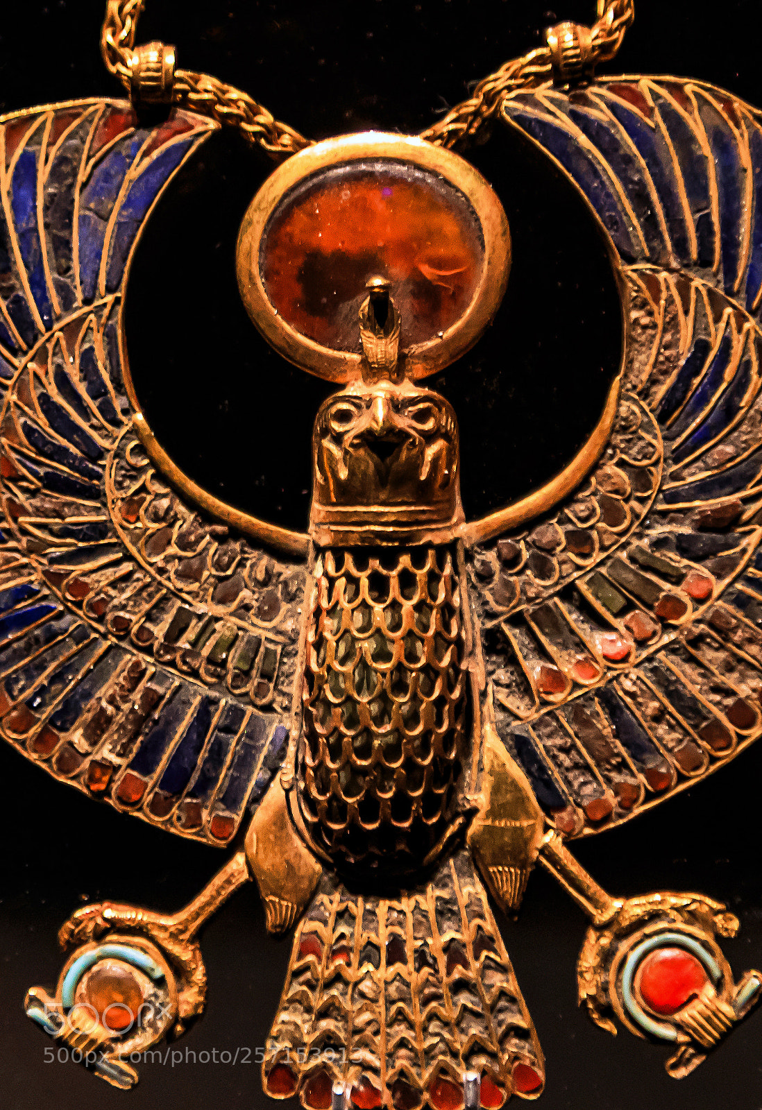 Canon EOS 6D sample photo. King tut's  falcon amulet photography