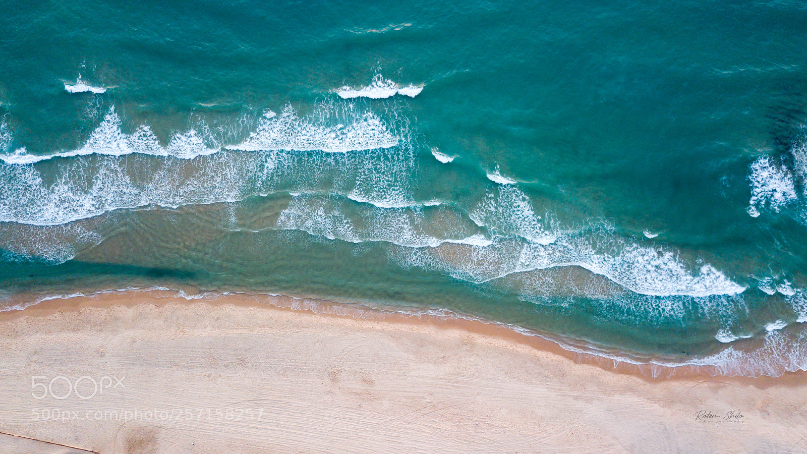 DJI FC220 sample photo. Ashdod beach photography