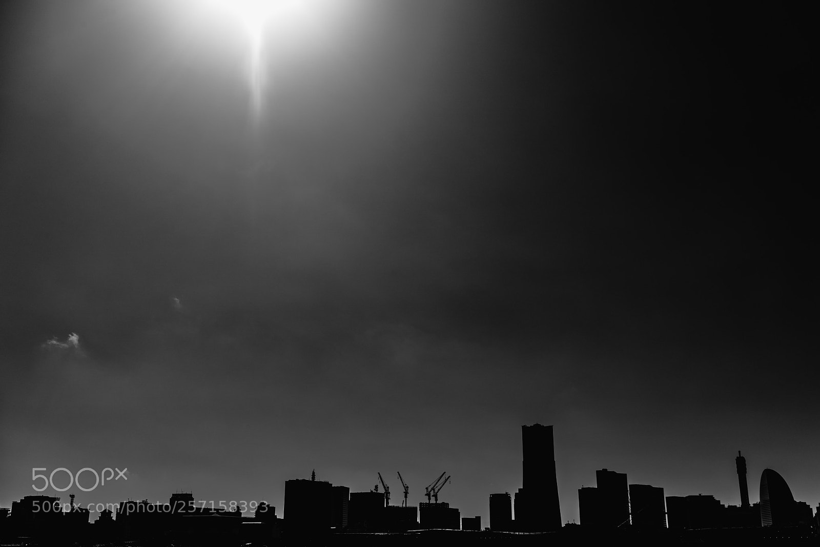 Sony a7R II sample photo. Shadow of yokohama minatomirai photography