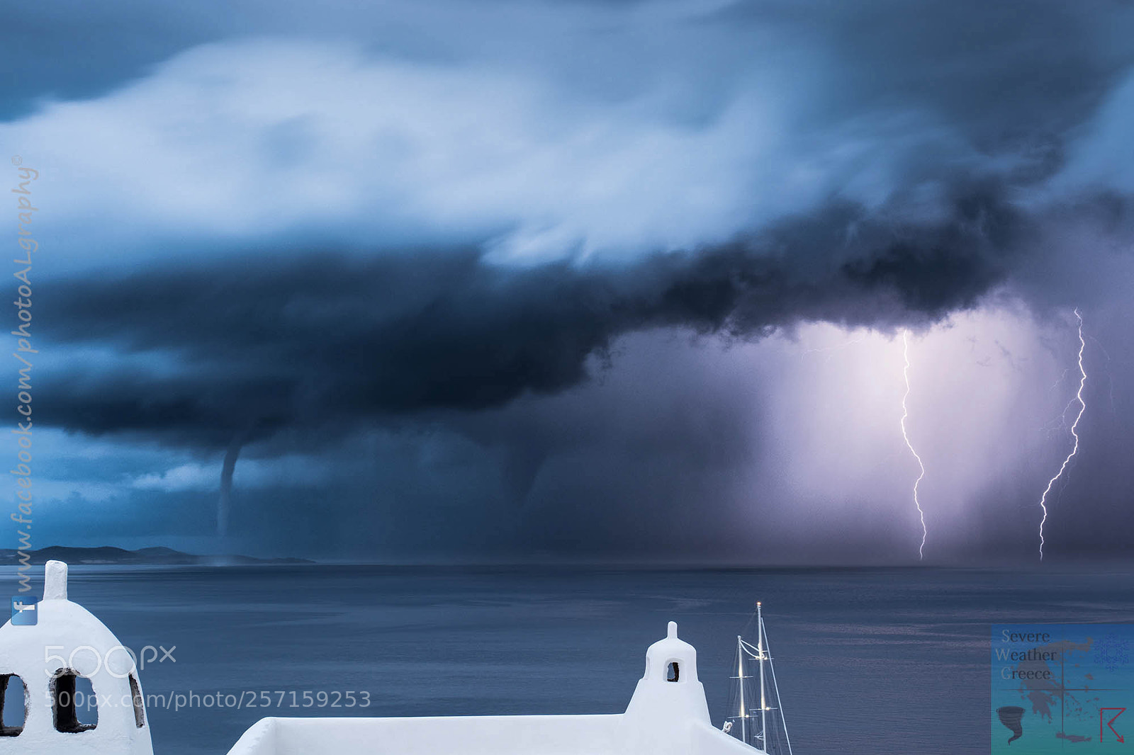 Nikon D5200 sample photo. Twin waterspouts - double photography