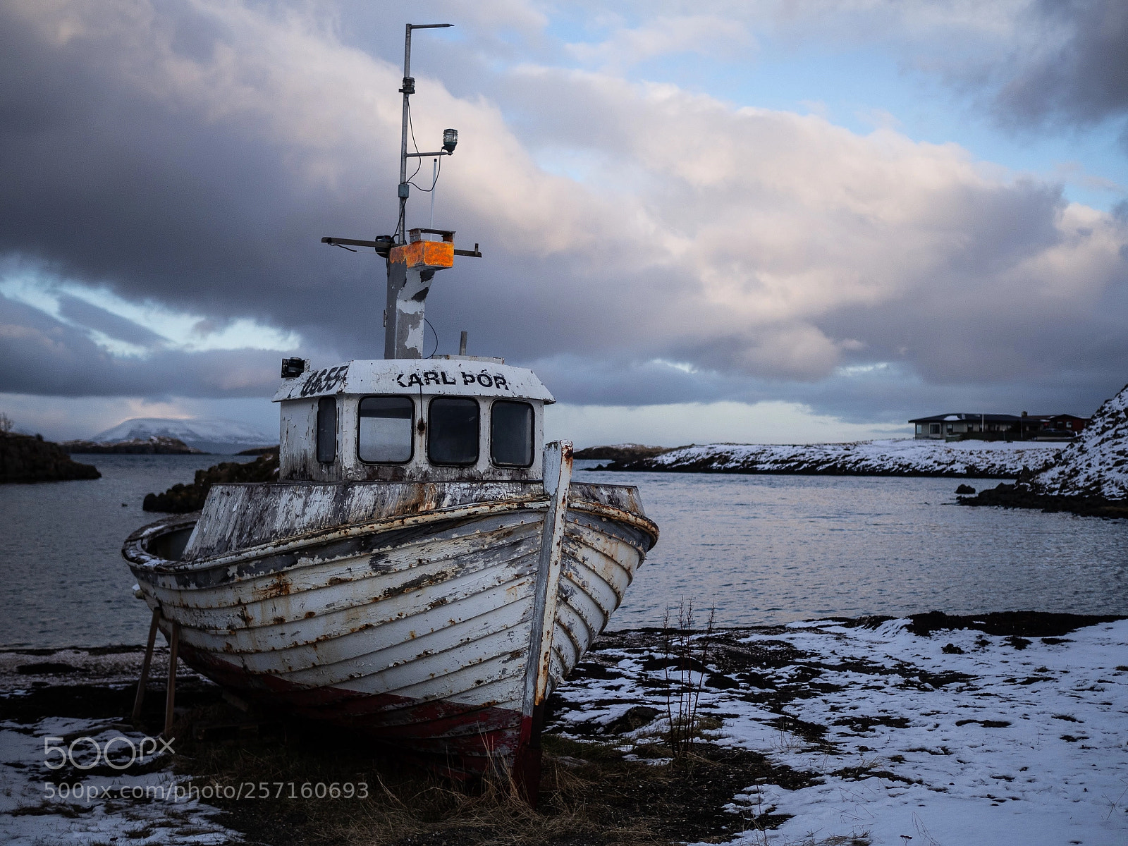 Olympus OM-D E-M10 sample photo. Stykkishólmur fishing boat photography