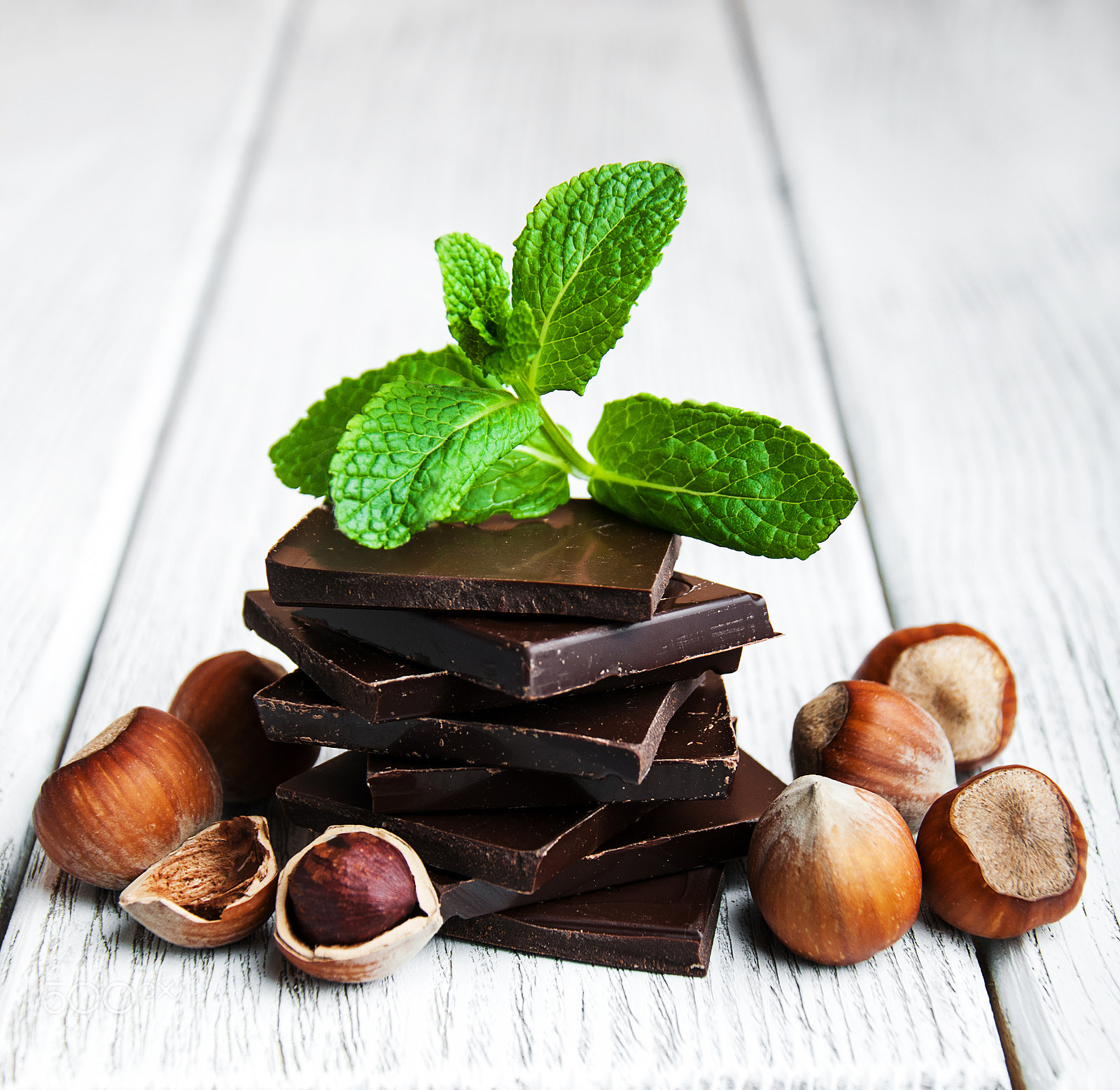 Nikon D90 sample photo. Chocolate with nuts photography