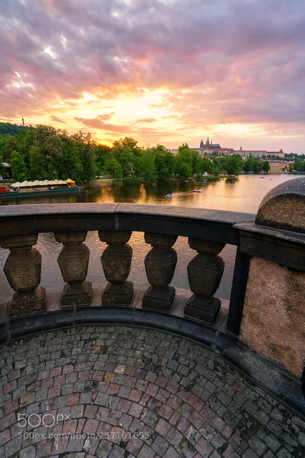 Sony a7R II sample photo. Summer sunset in prague photography