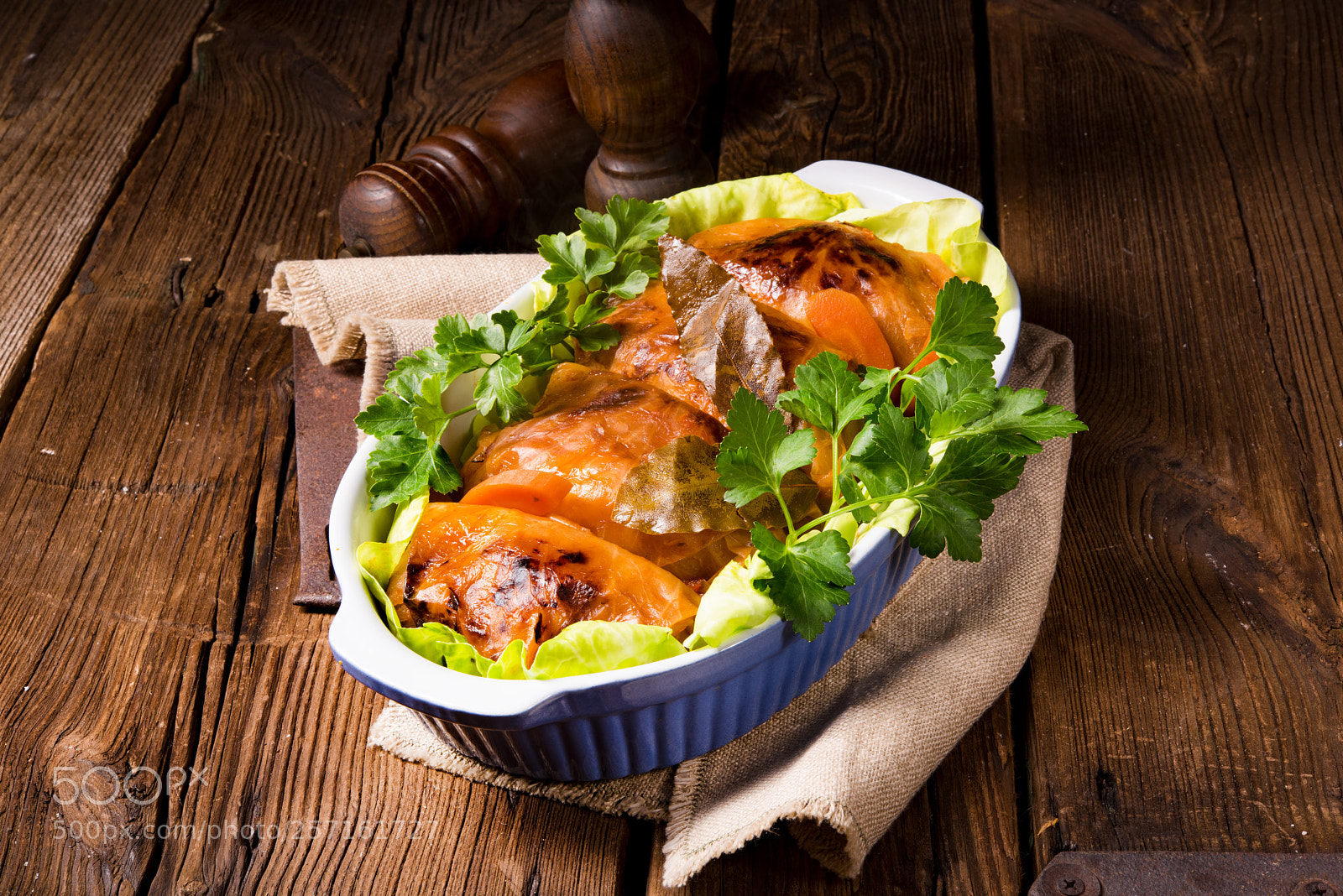 Nikon D810 sample photo. Baked cabbage rolls in photography