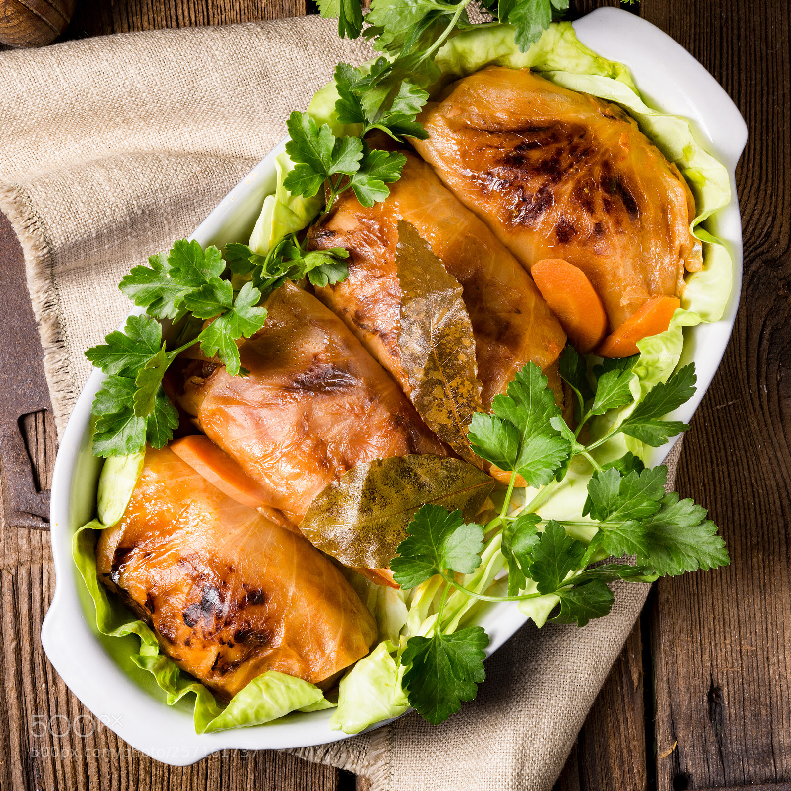 Nikon D810 sample photo. Baked cabbage rolls in photography