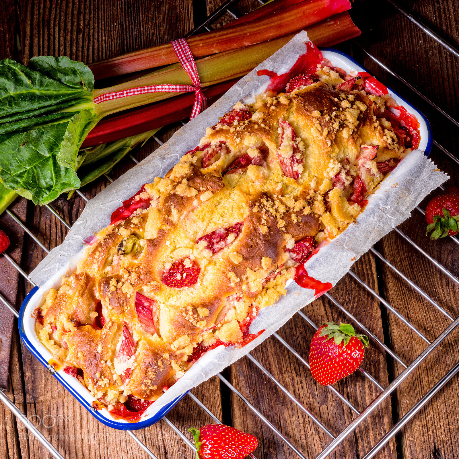 Nikon D810 sample photo. A tasty strawberry rhubarb photography