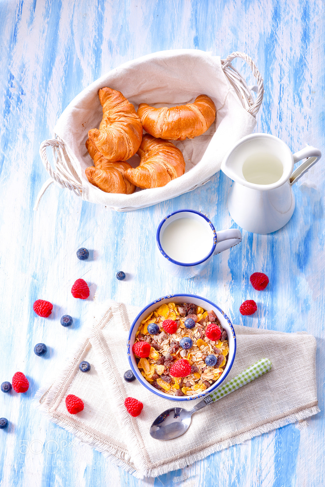 Nikon D810 sample photo. Muesli breakfast menu with photography