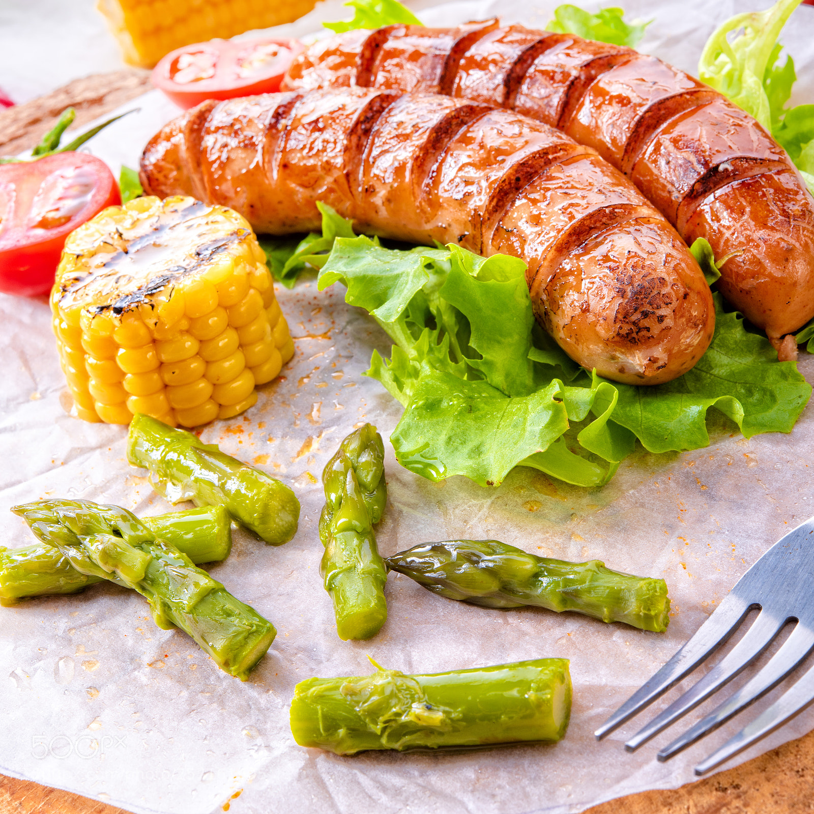 Nikon D810 sample photo. Grilled krakauer sausage with photography