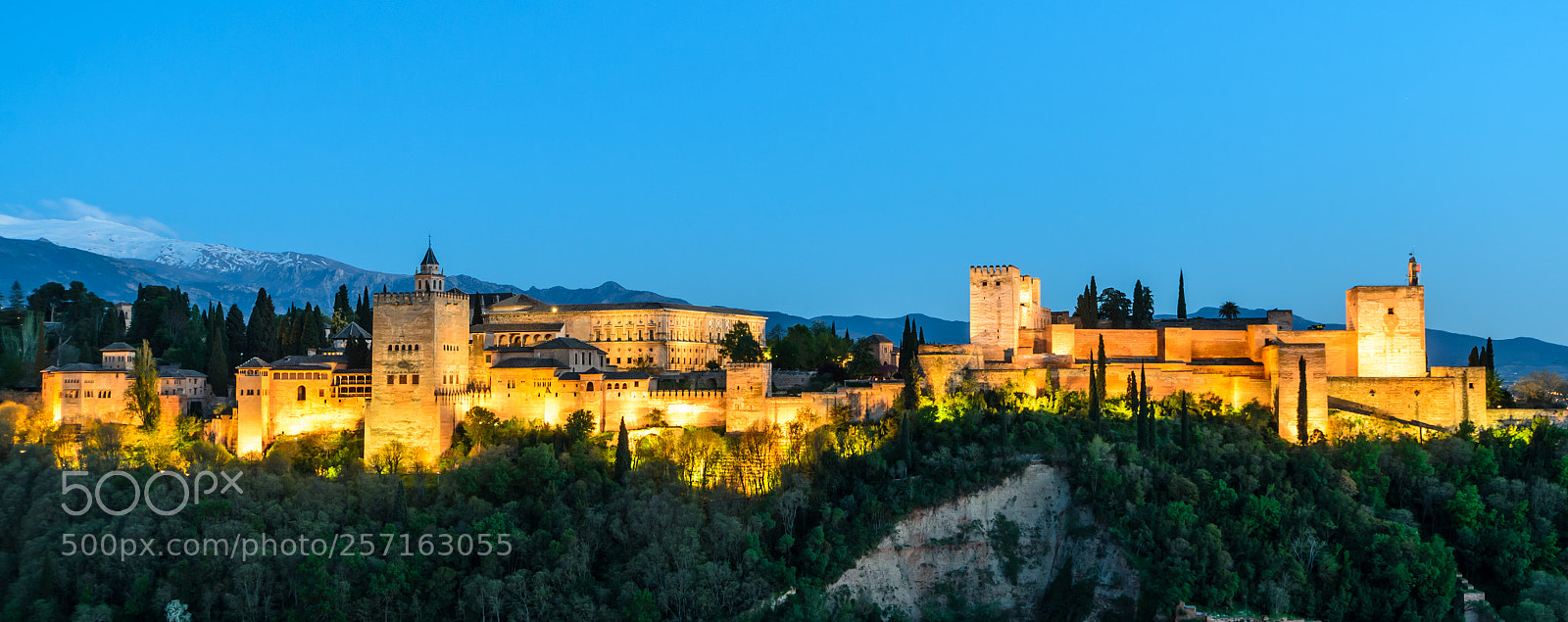 Nikon D5100 sample photo. The magnificent alhambra illuminated photography