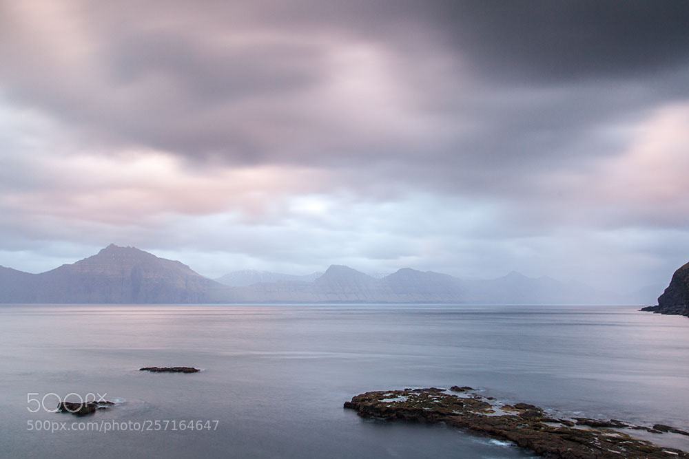 Canon EOS 5D Mark II sample photo. Sunset at faroer islands photography