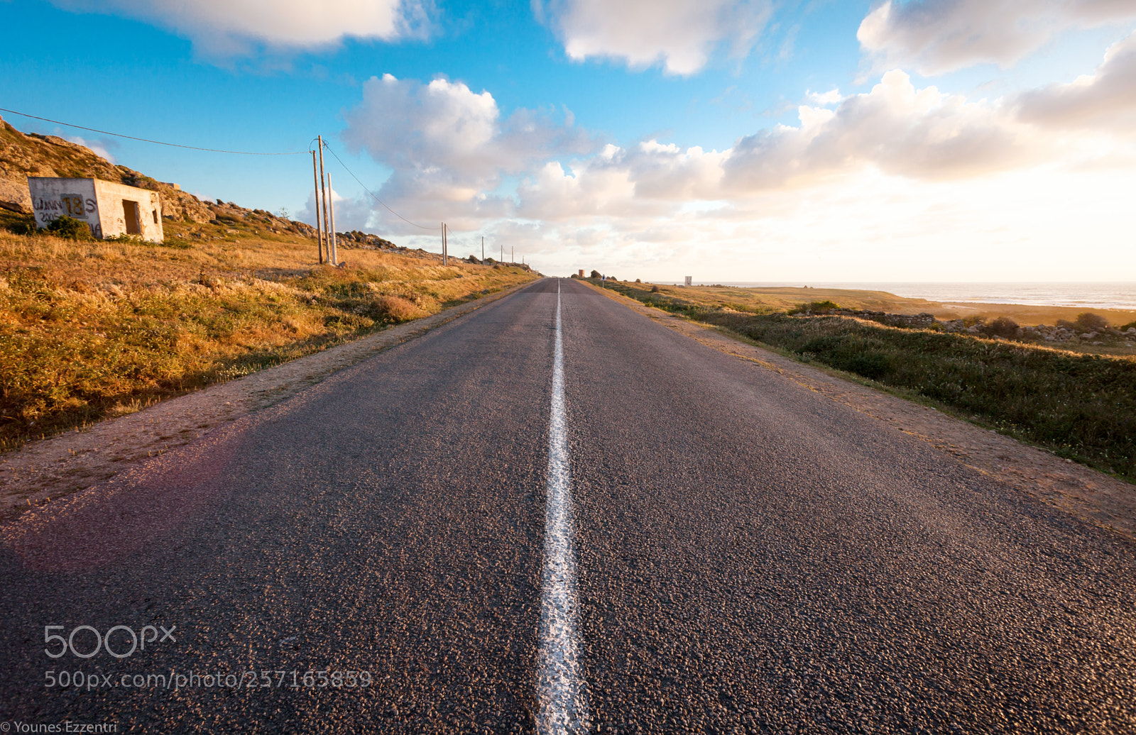 Canon EOS 5D Mark II sample photo. The cloudy road photography