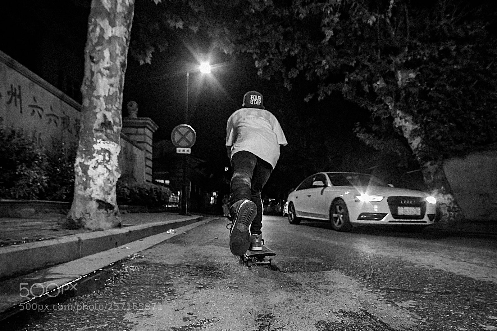 Nikon D750 sample photo. Skater boy on street photography