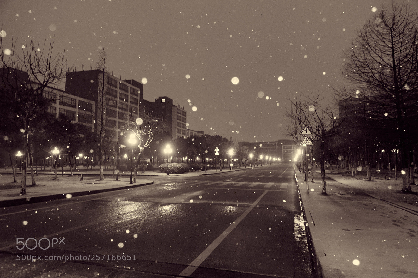 Sony Cyber-shot DSC-RX100 IV sample photo. Snow & lights photography