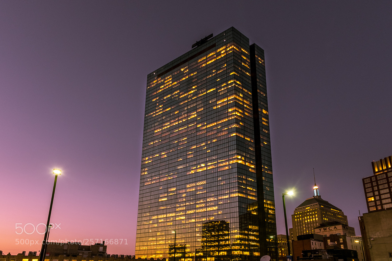 Fujifilm X-T1 sample photo. Boston at night photography