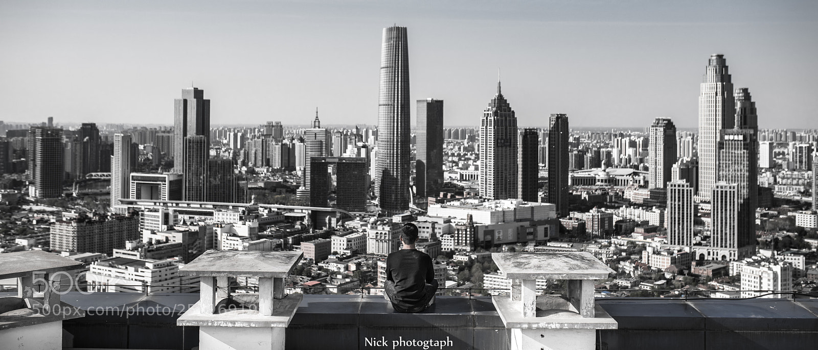 Nikon D810 sample photo. High on the rooftop photography