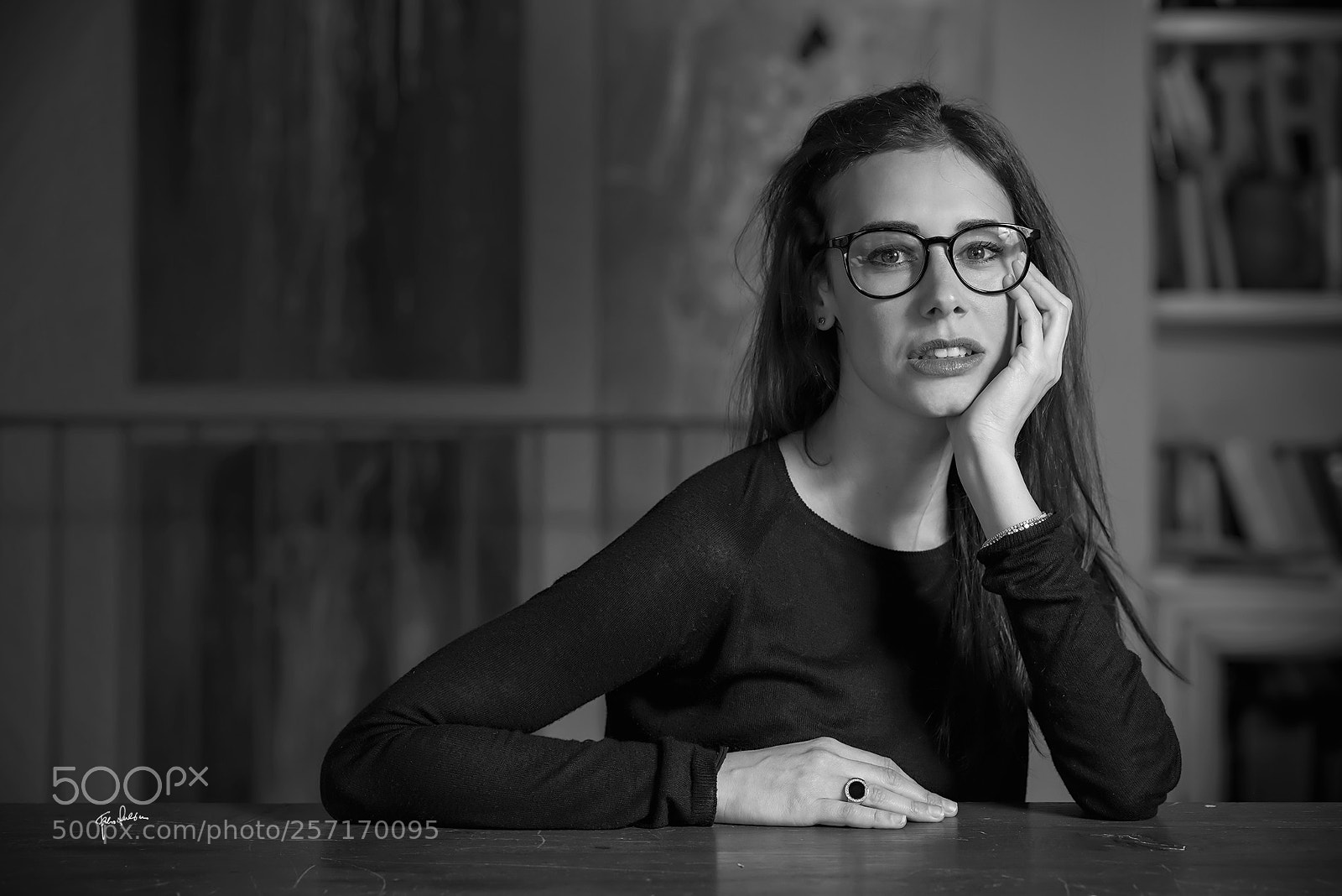 Nikon D800 sample photo. B&w portrait photography
