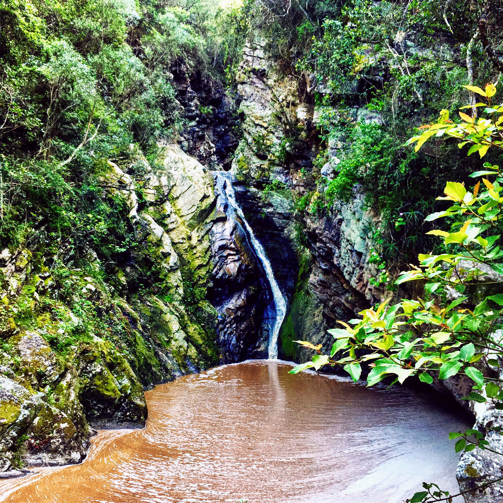 Apple iPhone SE sample photo. Secret waterfall photography