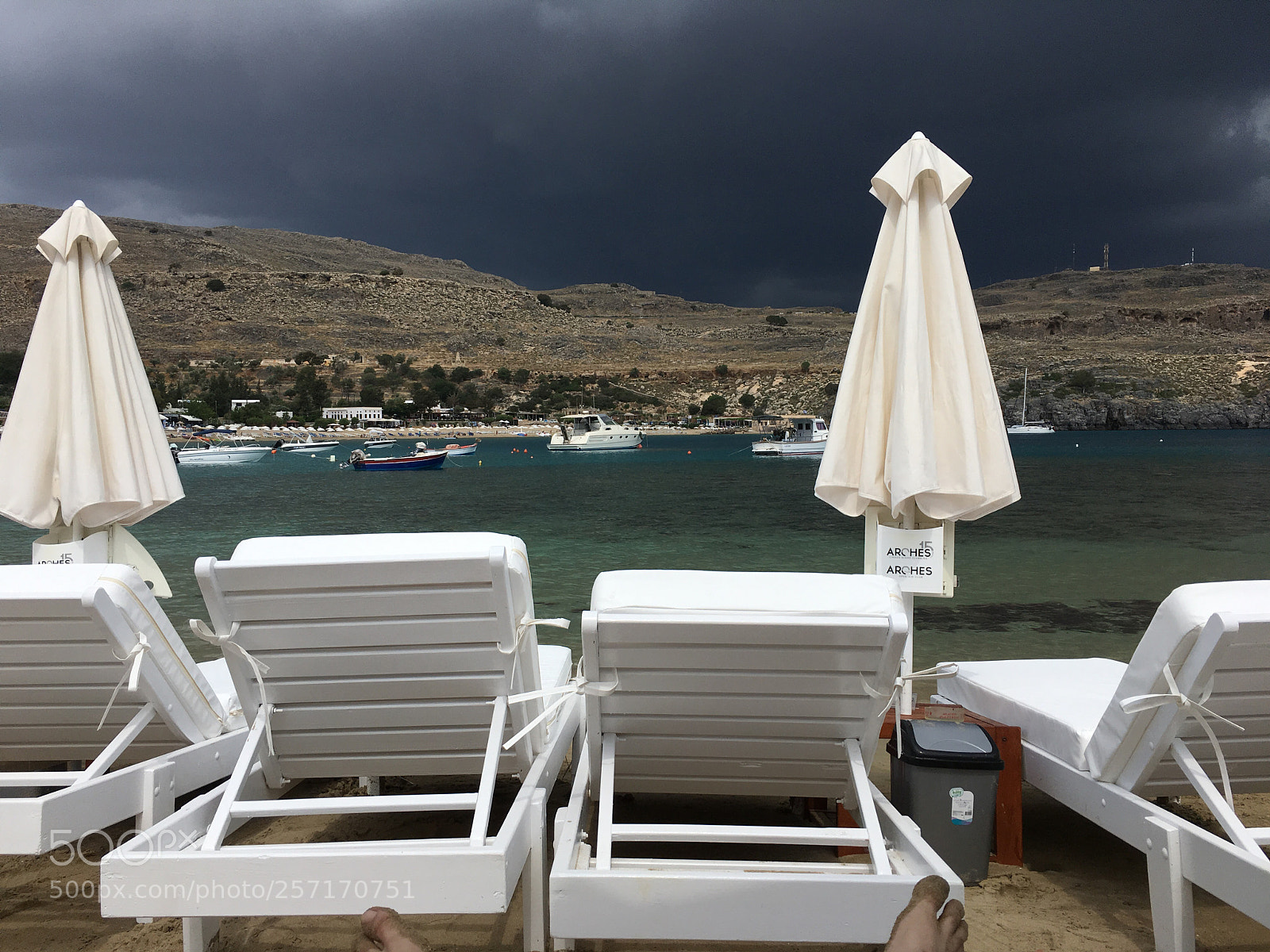 Apple iPhone 6s sample photo. Lindos storm photography