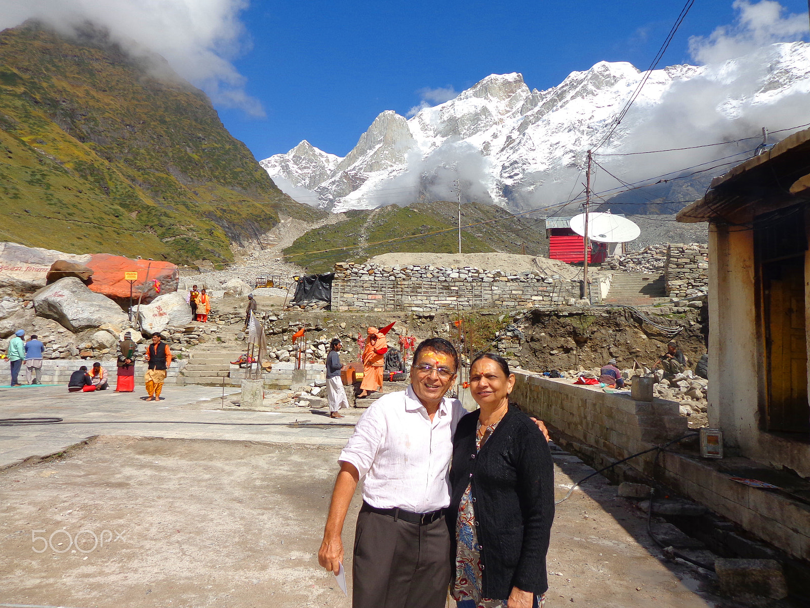 Sony Cyber-shot DSC-H90 sample photo. View arround kedarnath temple photography