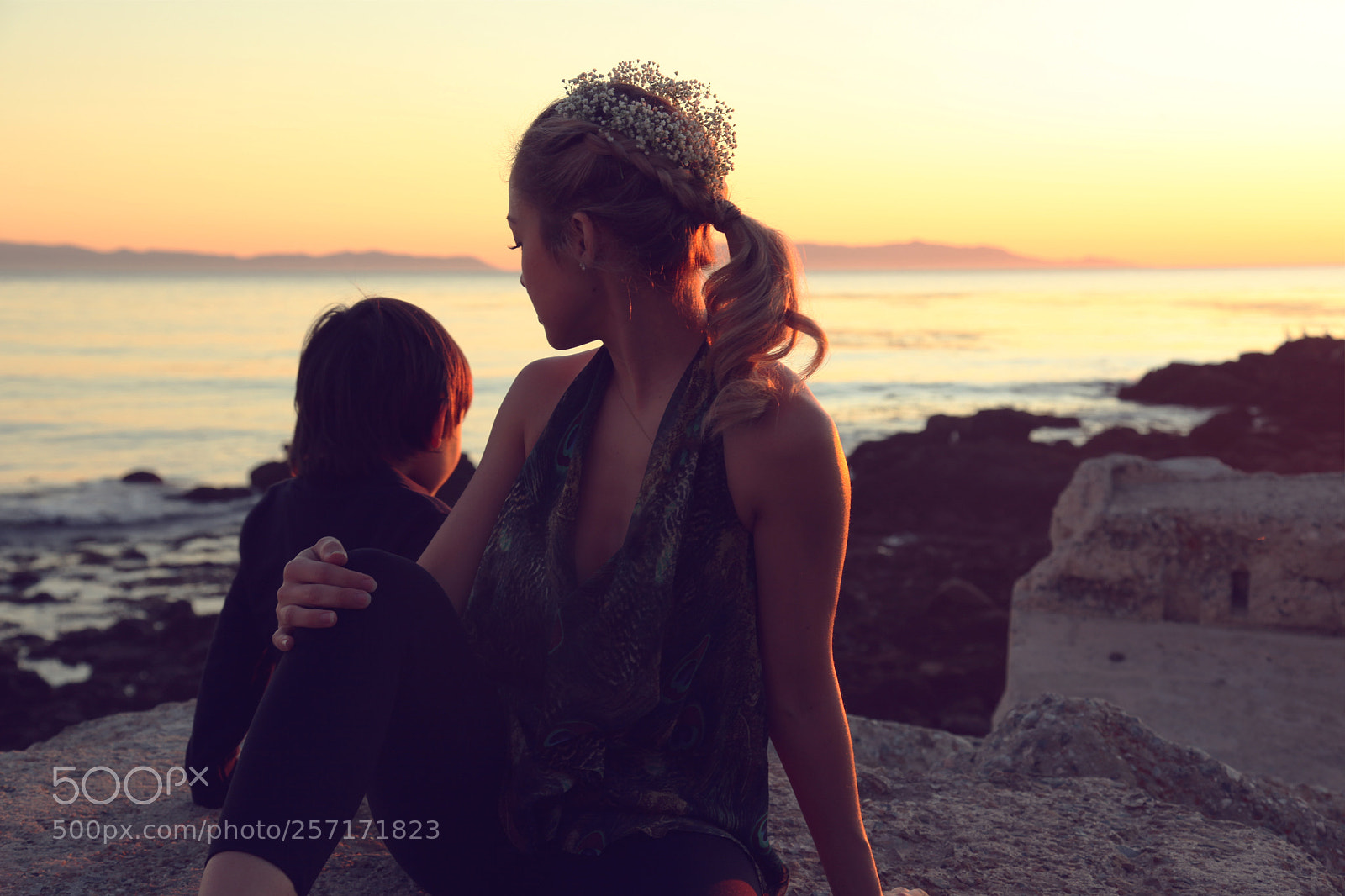 Canon EOS 5D Mark II sample photo. Young mother & son 2 photography