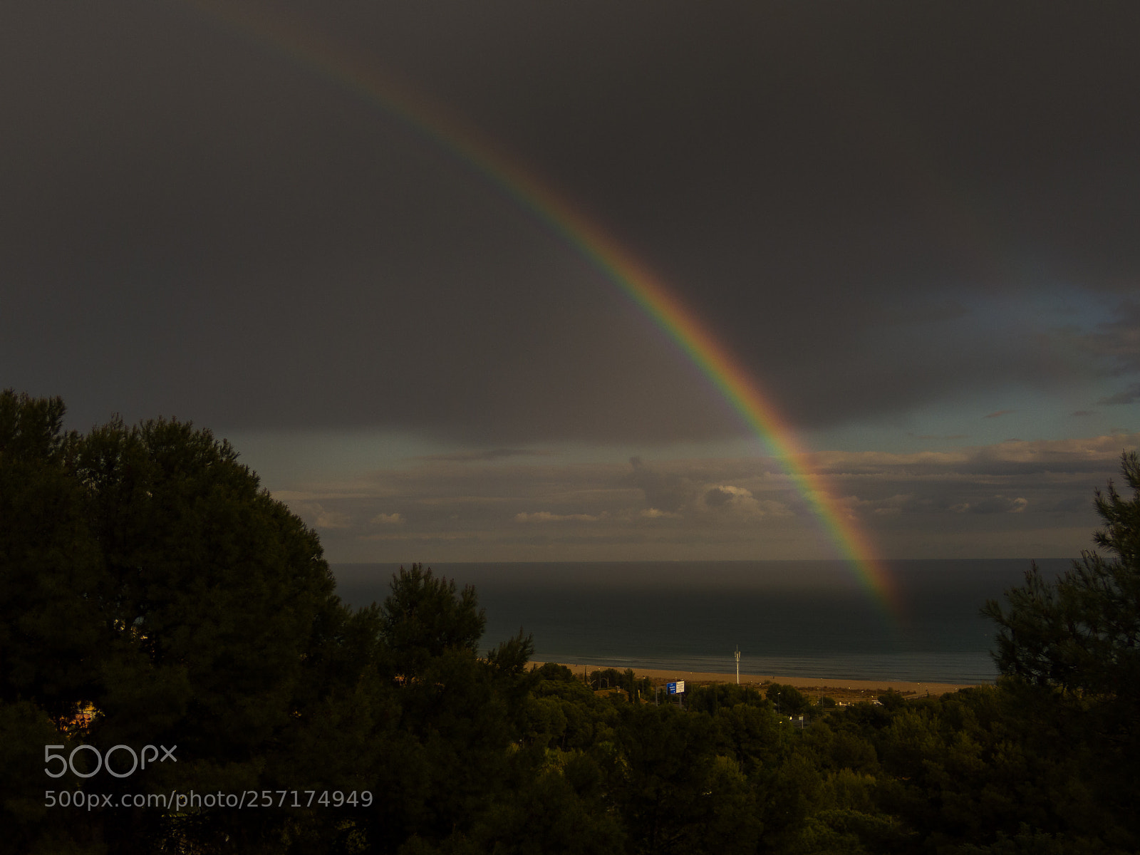 Olympus TG-5 sample photo. Rainbow in the sea photography