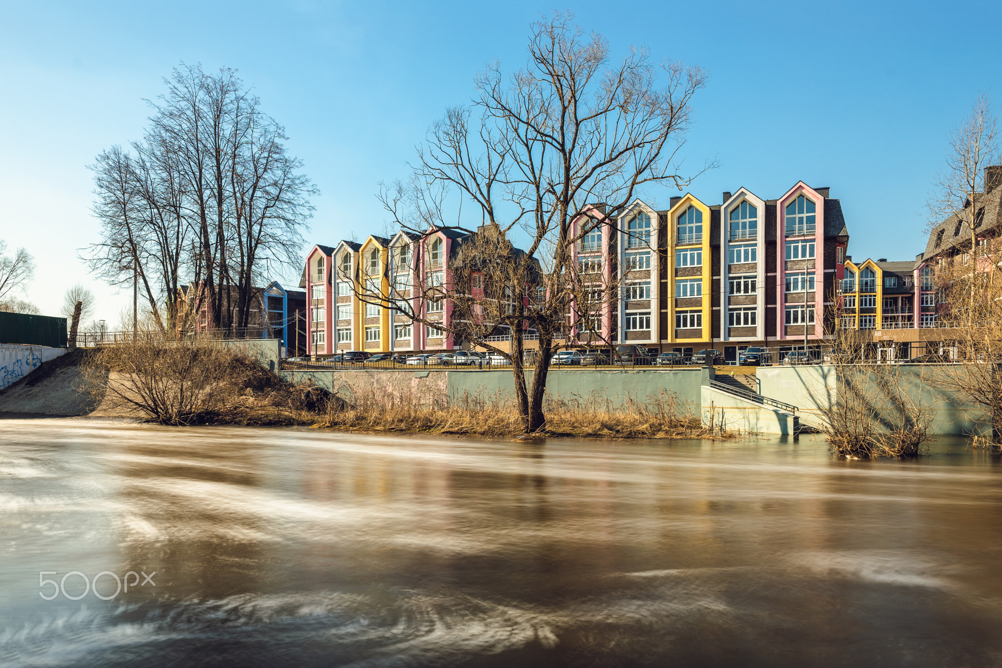 Early spring view from Desna River